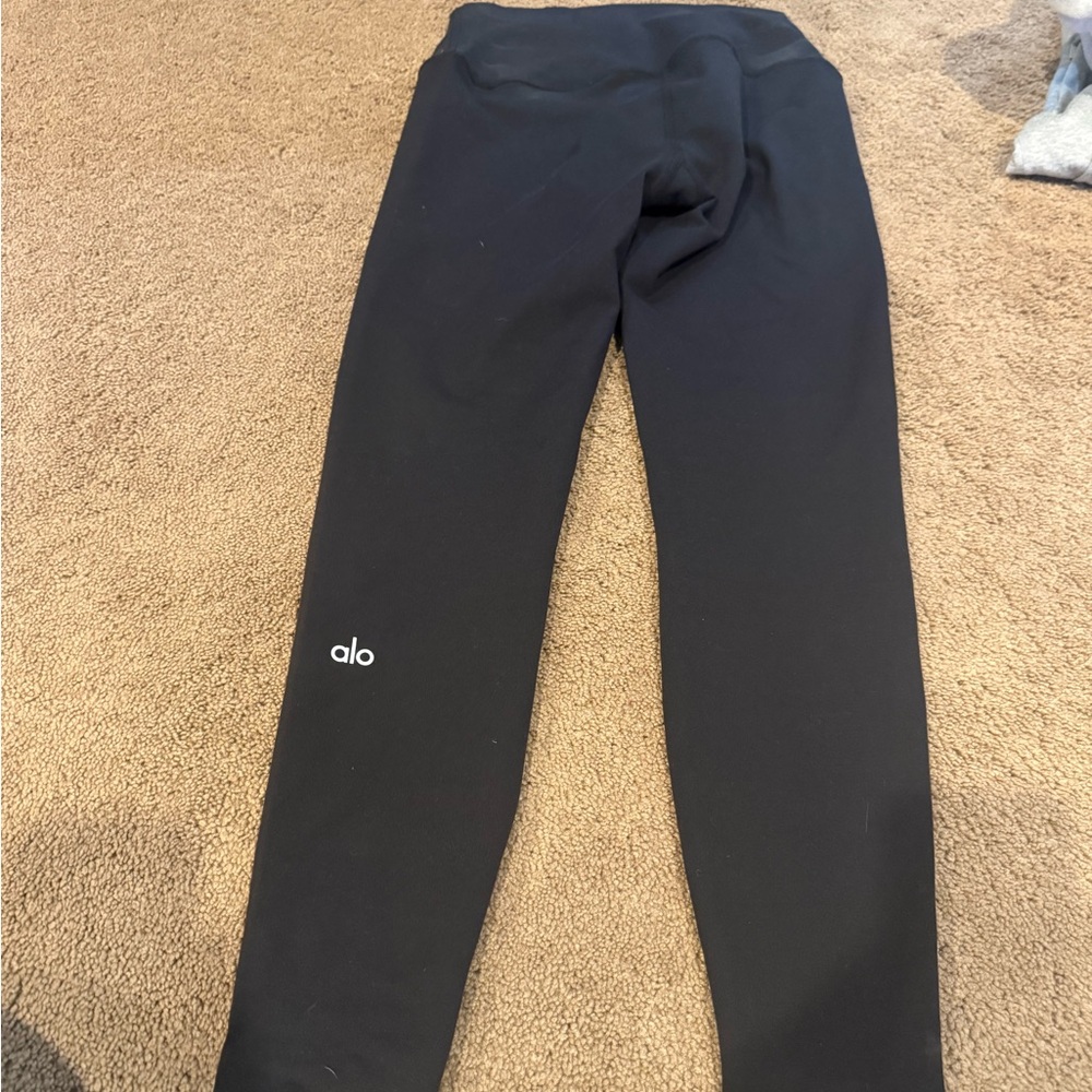 ALO Yoga black air brush 7/8 Leggings